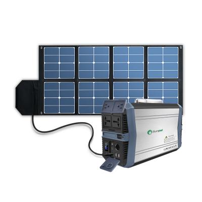 sunpal 500W 145600mah або 524wh сонячний генератор портативна електростанція парова стек працює з літієвою батареєю