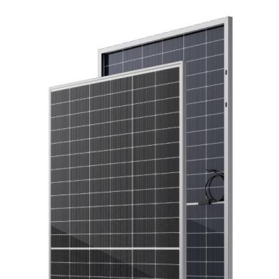 555W~585 Watt MBB Bifacial Mono Dual Glass Solar Panel Silver Frame